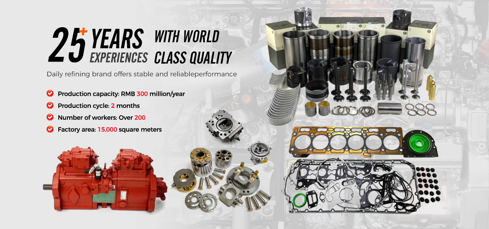 kwaliteit Motoronderdelen voor Caterpillar fabriek