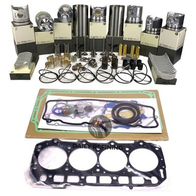 Revisieset revisieset VOOR Komatsu S6D105 vervangingsonderdelen cilinderbussen zuigers Pakking set zuigerveren